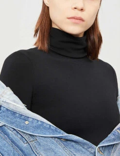 Wolford Orlando Stretch-jersey String Body -Whistles Clothing Shop 121 85008583 76038 BLACK ALT03