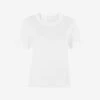 Whistles Rosa Double-trim Cotton-jersey T-shirt