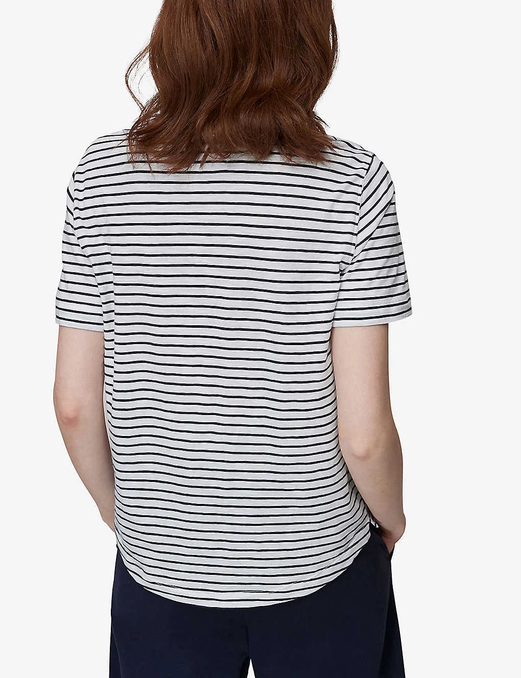 Whistles Emily Ultimate Striped Cotton T-shirt 3 Whistles Emily Ultimate Striped Cotton T-shirt - Image 3