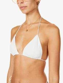 Sofia Triangle-cup Bikini Top -Whistles Clothing Shop R03760048 VANILLA ALT04