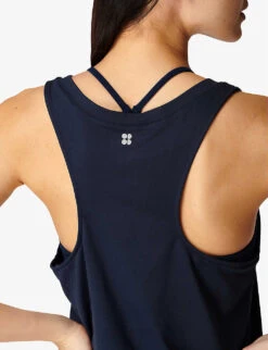 Sweaty Betty Gary Relaxed-fit Stretch-woven Jumpsuit 9 Sweaty Betty Gary Relaxed-fit Stretch-woven Jumpsuit -Whistles Clothing Shop R03763603 NAVYBLUE ALT03