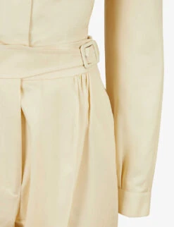 Pre-loved Aquascutum Cotton-blend Two-piece Set -Whistles Clothing Shop R03773975 CREAM ALT02