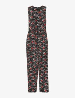 Whistles Corey Block-print Woven Jumpsuit