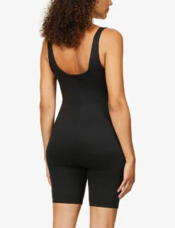 Maternity The Cindy Scoop-neck Stretch-woven Unitard -Whistles Clothing Shop R03811962 BLACK ALT03