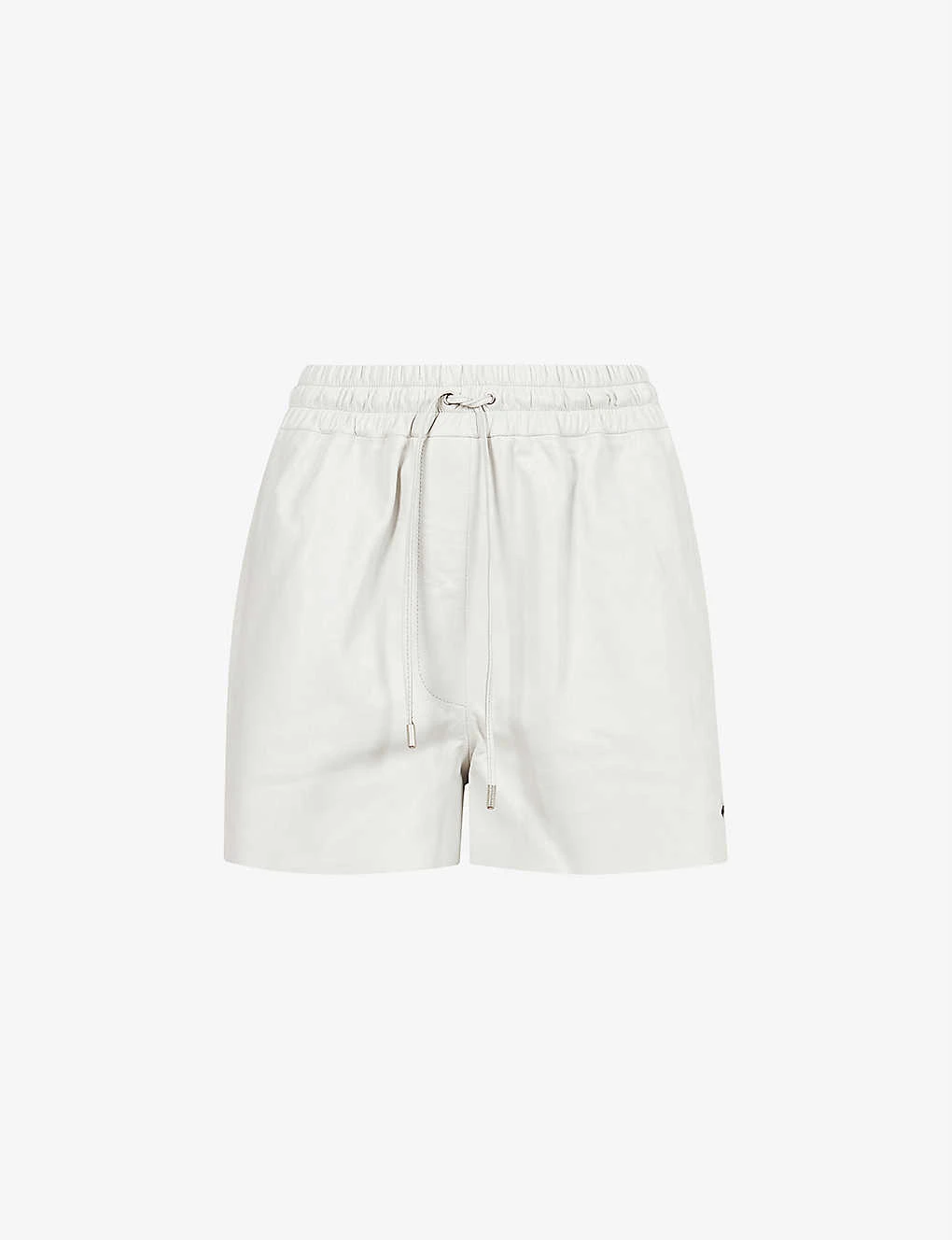 AllSaints Shana Elasticated Leather Shorts 1 AllSaints Shana Elasticated Leather Shorts