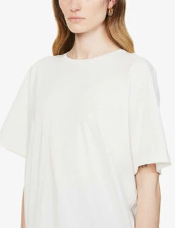 Toteme Oversized Cotton-jersey T-shirt -Whistles Clothing Shop R03890646 OFFWHITE ALT04