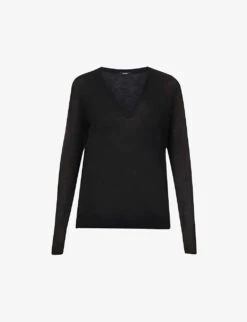 Joseph Cashair V-neck Cashmere-knit Jumper