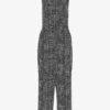 Whistles Josie Spot-print Check Woven Jumpsuit