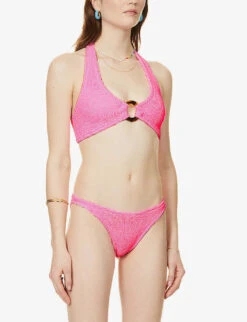 Coco Halterneck Bikini Set 8 Coco Halterneck Bikini Set -Whistles Clothing Shop R03916776 BUBBLEGUM ALT02