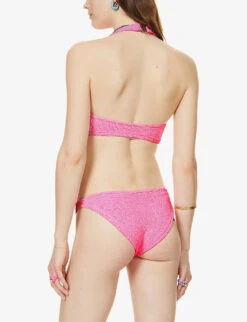 Coco Halterneck Bikini Set 9 Coco Halterneck Bikini Set -Whistles Clothing Shop R03916776 BUBBLEGUM ALT03
