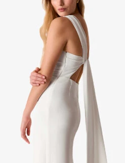 Whistles Thelma Wide-leg Woven Wedding Jumpsuit 8 Whistles Thelma Wide-leg Woven Wedding Jumpsuit -Whistles Clothing Shop R03920210 CREAM ALT02