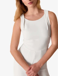 Whistles Thelma Wide-leg Woven Wedding Jumpsuit 10 Whistles Thelma Wide-leg Woven Wedding Jumpsuit -Whistles Clothing Shop R03920210 CREAM ALT04