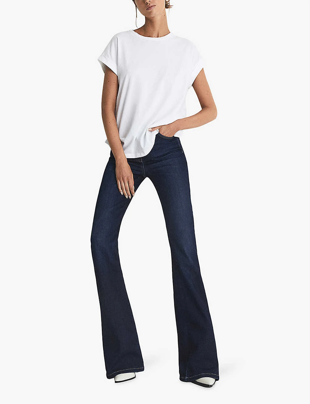 Reiss Tereza Cotton-jersey T-shirt 2 Reiss Tereza Cotton-jersey T-shirt - Image 2