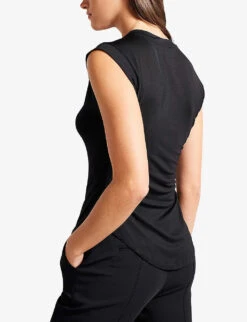 Ted Baker Brilyan Fitted Jersey Top -Whistles Clothing Shop R03946262 BLACK ALT03