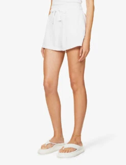 Rocco Towel-texture Woven Shorts -Whistles Clothing Shop R03968287 VANILLA ALT02