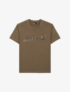 THE KOOPLES Logo-print Cotton-jersey T-shirt