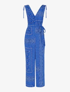 Whistles Bandana-print Woven Jumpsuit