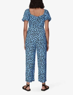Whistles Dalmatian-print Woven Jumpsuit -Whistles Clothing Shop R03978843 MULTICOLOURED ALT03