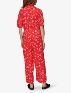 Whistles Jenny Floral-print Woven Jumpsuit -Whistles Clothing Shop R03997318 MULTICOLOURED ALT03