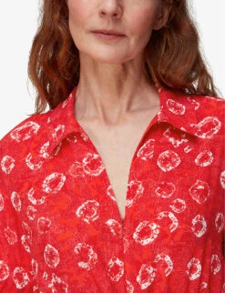 Whistles Jenny Floral-print Woven Jumpsuit -Whistles Clothing Shop R03997318 MULTICOLOURED ALT04