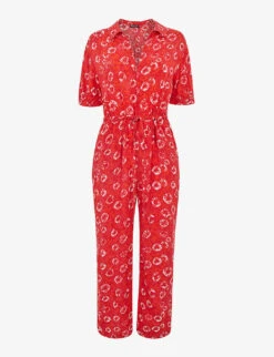 Whistles Jenny Floral-print Woven Jumpsuit