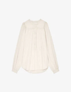 Zadig & Voltaire Tigy Oversized-fit Organic-cotton Denim Blouse