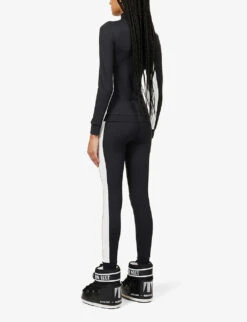 Racer Stripe Stretch-woven Base Layer Set -Whistles Clothing Shop R04010607 BLACK ALT03