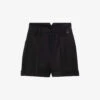 Ikks Belted High-waisted Stretch-woven Shorts