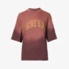 ANINE BING Avi Faded-wash Organic-cotton T-shirt