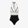 Reiss Ray Halter-neck Swimsuit