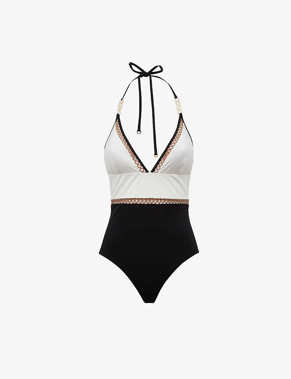 Reiss Ray Halter-neck Swimsuit 1 Reiss Ray Halter-neck Swimsuit