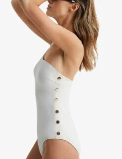 Reiss Bethany One-shoulder Swimsuit 9 Reiss Bethany One-shoulder Swimsuit -Whistles Clothing Shop R04068298 WHITE ALT04