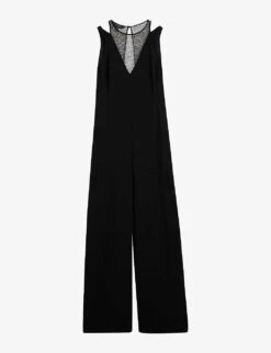 New Release 5 Ted Baker Janvier Crystal-embellished V-neck Woven Jumpsuit