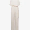 Reiss Koa Drape-armhole Woven Bridal Jumpsuit