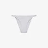 Reiss Alani High-rise Hardware-embellished Stretch-woven Bikini Bottoms