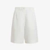 AllSaints Petra Tailored Front-pleat Linen-blend Shorts