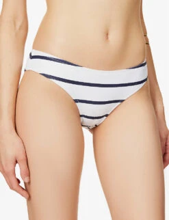 Hipster Mid-rise Stretch-woven Bikini Bottoms -Whistles Clothing Shop R04077230 NAUTICAL ALT02