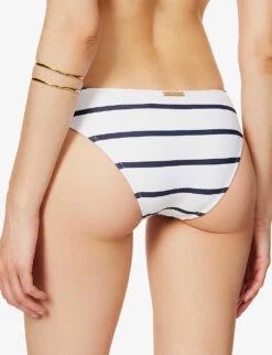 Hipster Mid-rise Stretch-woven Bikini Bottoms -Whistles Clothing Shop R04077230 NAUTICAL ALT03