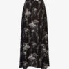 AllSaints Cari Mia Graphic-print Regular-fit Woven Maxi Skirt