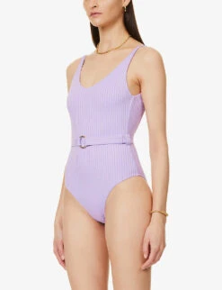 Melissa Odabash St. Tropez Scoop-neck Swimsuit 7 Melissa Odabash St. Tropez Scoop-neck Swimsuit -Whistles Clothing Shop R04090042 LAVENDERRIBBED ALT02