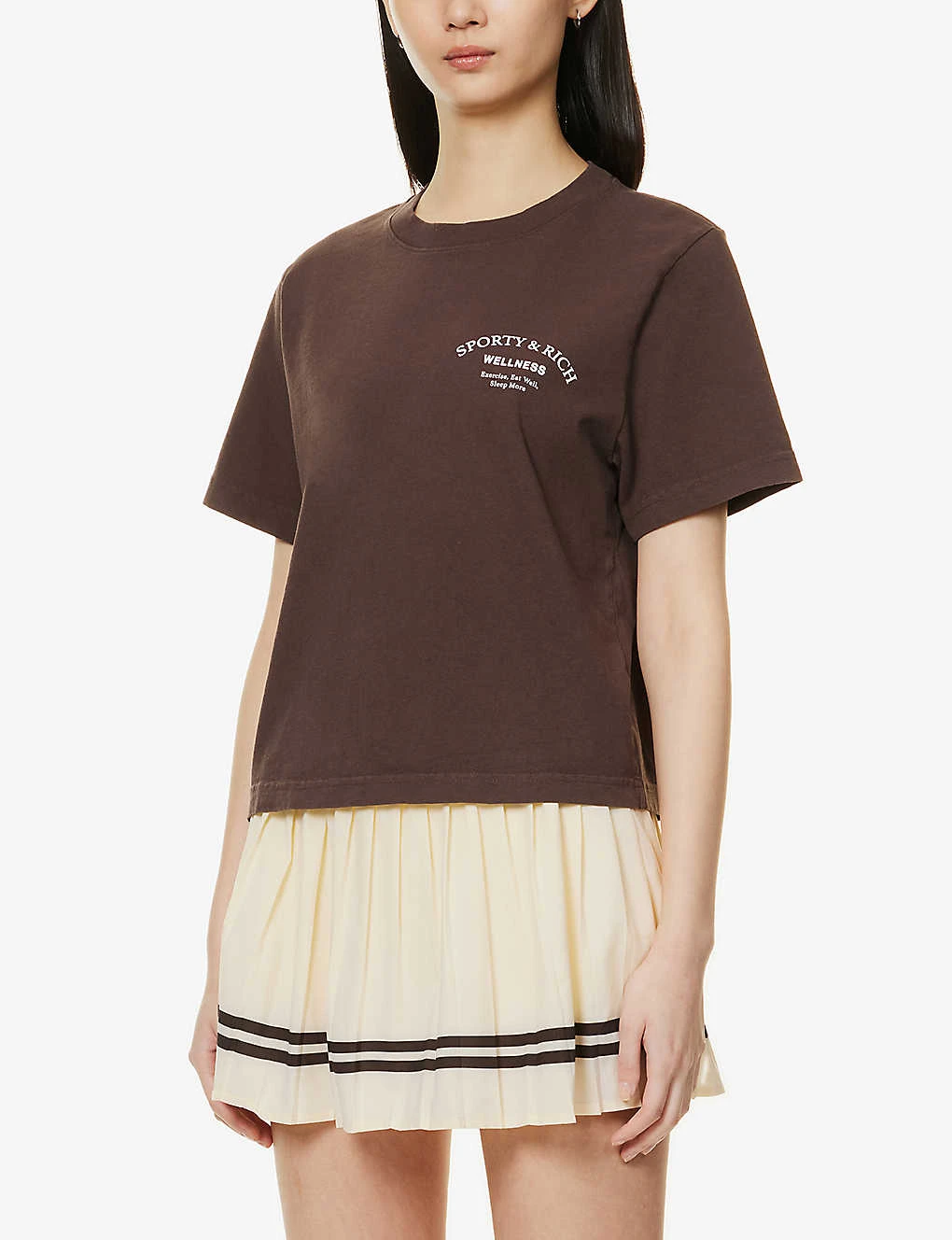 Wellness Slogan-print Cotton-jersey T-shirt 3 Wellness Slogan-print Cotton-jersey T-shirt - Image 3