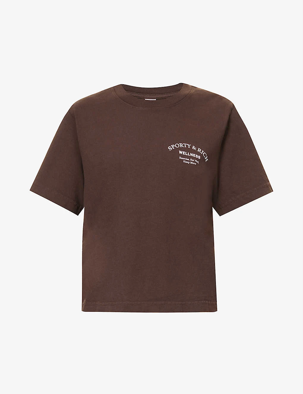 Wellness Slogan-print Cotton-jersey T-shirt 1 Wellness Slogan-print Cotton-jersey T-shirt