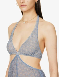 Missoni Cut-out Semi-sheer Stretch-woven Jumpsuit 9 Missoni Cut-out Semi-sheer Stretch-woven Jumpsuit -Whistles Clothing Shop R04100171 1602BYDOMASOFSL0001 ALT04