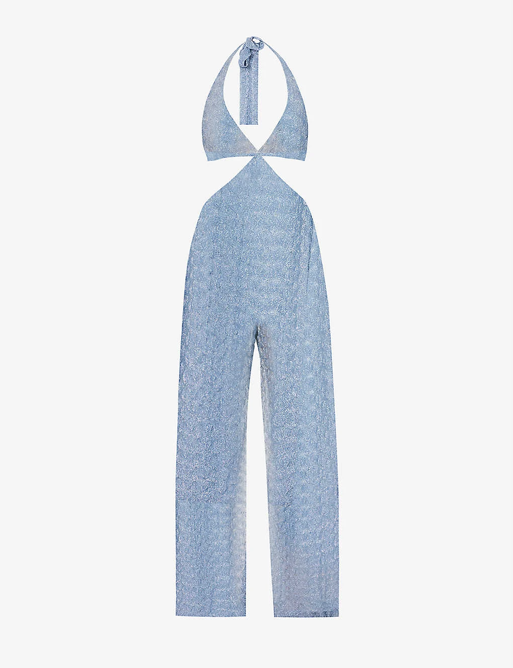 Missoni Cut-out Semi-sheer Stretch-woven Jumpsuit 1 Missoni Cut-out Semi-sheer Stretch-woven Jumpsuit