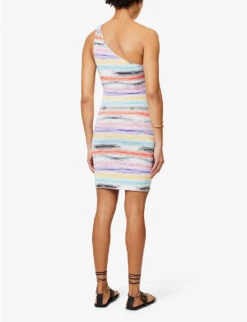 Missoni Spacedyed One-shoulder Stretch-woven Cover-up -Whistles Clothing Shop R04100182 BT004KMULTISPACEDYED ALT03