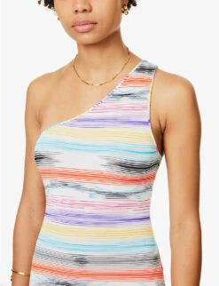 Missoni Spacedyed One-shoulder Stretch-woven Cover-up -Whistles Clothing Shop R04100182 BT004KMULTISPACEDYED ALT04