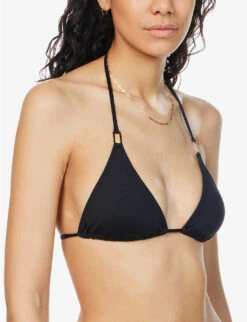 Melissa Odabash Cancun Halter-neck Bikini Top -Whistles Clothing Shop R04100769 BLACK ALT04