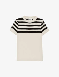 CLAUDIE PIERLOT Muzak Short-sleeved Cotton Jumper