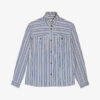 CLAUDIE PIERLOT Clarabis Striped Denim Shirt