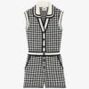 CLAUDIE PIERLOT Macombi Gingham Woven Playsuit
